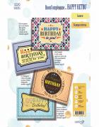 1223/G - BUON COMPLEANNO HAPPY RETRO (12PZ)