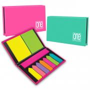 BLOCCO STICKERS ONE COLOR CON SEGNA PAGINE ADESIVI