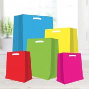 SHOPPER PLASTICA PEHD 60my FLORIO 19x4+4x30 TINTA UNITA CHIARA (200PZ)