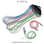 CORDINI PER OCCHIALI RUBBER - COLORATI   9323-30  (12PZ)