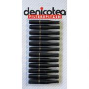 BLISTER da 12 BOCCHINI NERI ANELLO ORO 78mm DENICOTEA