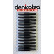 BLISTER da 12 BOCCHINI NERI E ARGENTO 78mm DENICOTEA