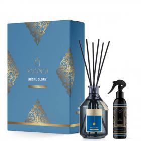 COFANETTO REGALO PROFUMATORE ROOMOI 500 ml REGAL GLORY + HOME SPRAY 200 ml