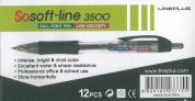 BIRO SIAM LINEPLUS NERO  (12PZ)