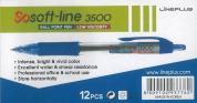 BIRO SIAM LINEPLUS BLU  (12PZ)